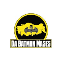 the logo for da batman masses