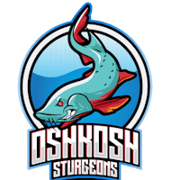 the logo for oskhosh struggers on a black background